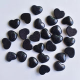 30pcs Sand Stone Heart Shape Cabochons Beads for Jewelry Making 15x18mm
