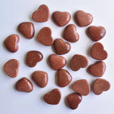 30pcs Sand Stone Heart Cabochons Beads 15x18mm for Jewelry Making