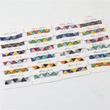 Bohemian Multi-color Rice Beads Braided Bracelets - 30pcs
