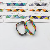 Bohemian Multi-color Rice Beads Braided Bracelets - 30pcs