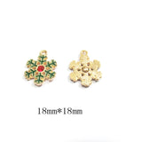 30pcs Enamel Christmas Charms for DIY Hand Jewelry