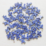 30pcs Sodalite Stone Cross Beads Pendants for DIY Jewelry Making Women