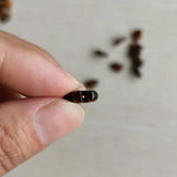 30pcs Tiger Eye Stone Bear Shape Pendants for Jewelry Making