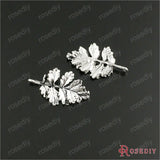 Antique Silver Pinnate leaf Alloy Charms Pendants DIY Jewelry Findings 20 pcs