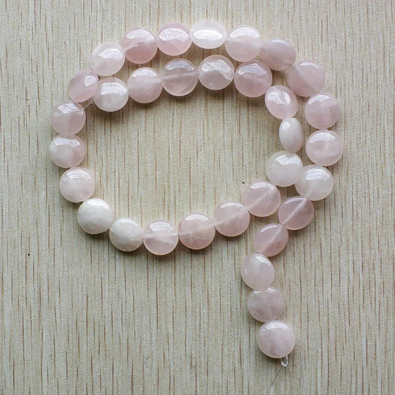 32pcs Natural Stone Round Beads 12mm Assorted for Jewelry Making