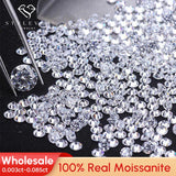 340PCS Small Loose Moissanite Diamond Gemstones Stones 0.8mm To 2.9mm D