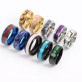 36pcs Shell Stainless Steel Rings For Mens Women Wedding Party