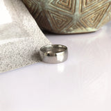 36pcs Stainless Steel 8mm Fashion Ring Men Women Wedding Jewelry
