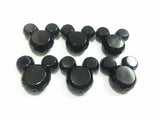 50pcs 38mm*35mm Acrylic Mouse Beads for Jewelry Making