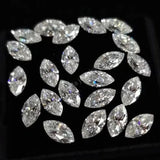 3EX 1ct D Moissanites Loose Stones Marquise Cut