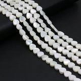 3PCS Shell Peach Heart Beads DIY Jewelry Gift Mother-of-Pearl Shells