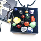 Chakra Crystal Healing Stones Jewelry Set for Valentine Birthday