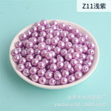 3mm-12mm Pearl Round Plastic Beads for Needlework & Jewelry Making