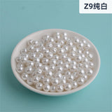 3mm-12mm Pearl Round Plastic Beads for Needlework & Jewelry Making