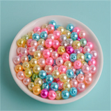 3mm-12mm Pearl Round Plastic Beads for Needlework & Jewelry Making