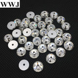 3-8mm Round Sew On Crystal XILION Lochrose Rhinestone One Hole