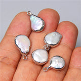 3pcs Natural Freshwater Pearl Pendant for Jewelry Making