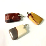 3pcs Mookaite Bead Pendant for Jewelry DIY 40mm