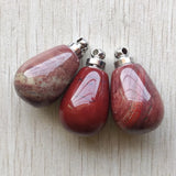 3pcs Natural Rainbow Stone Perfume Bottle Pendants for Necklace