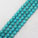 4-14mm Faceted Turquoise Round Beads