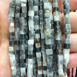 4mm Natural Square Stone Beads for Jewelry Making DIY Bracelet Necklace
