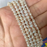 4-5MM Freshwater Pearl Beads for DIY Bracelet Necklace Making
