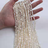 Natural Baroque Freshwater Pearls Strand 4-5mm