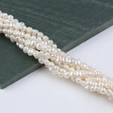Natural Baroque Freshwater Pearls Strand 4-5mm