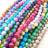 Glass Beads Round Spacer Beads for Jewelry Making DIY Bracelet Necklace