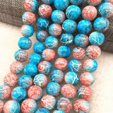 Glass Beads Round Spacer Beads for Jewelry Making DIY Bracelet Necklace
