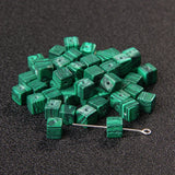 Natural Stone Agates Cube Spacer Beads 4/6/8mm DIY Jewelry Making