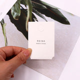 100pcs/lot Pendant Necklace Cards Jewelry DIY Packing Cards Paper Holders