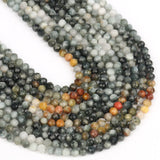 4mm Hawkeye Faceted Stone Beads for Jewelry Making 15 inch