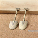 Vintage Shovel Pendant Charms for Bracelets, Necklaces DIY Jewelry Making