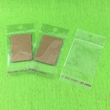 400PCS 12*6cm Plastic OPP Bags Favor Clear Bag Pouches Jewelry Cards Gift Logo