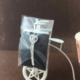 400PCS 12*6cm Plastic OPP Bags Favor Clear Bag Pouches Jewelry Cards Gift Logo
