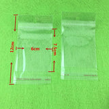 400PCS 12*6cm Plastic OPP Bags Favor Clear Bag Pouches Jewelry Cards Gift Logo