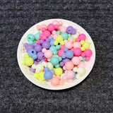 400Pcs 15mm Acrylic Mickey Head Spacer Beads DIY Jewelry Making
