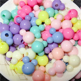 400Pcs 15mm Acrylic Mickey Head Spacer Beads DIY Jewelry Making