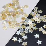 40PCS Shell Petal Golden Pendant Bead for Jewelry Making DIY Necklace Bracelet
