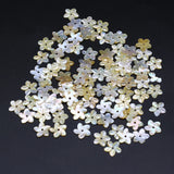 40PCS Shell Petal Golden Pendant Bead for Jewelry Making DIY Necklace Bracelet