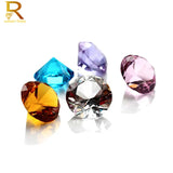 40mm Transparent Glass Diamond Crystal Display