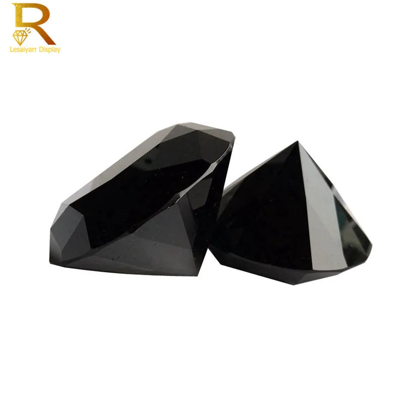 40mm Transparent Glass Diamond Crystal Display
