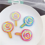 40pcs Lollipop Acrylic Beads DIY Jewelry Earring/Garment Pendant Accessory