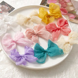 40pcs Cartoon Bow Gauze Bowknots DIY Earring/Garment/Hair Accessory