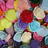 42mm Resin Flower Beads With Back Hole For Necklace