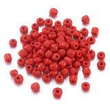 450g Glass Seed Beads Round Opaque Colours Seed 2mm 3mm 4mm Red Green Yellow