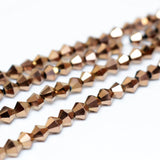 4MM Copper Crystal Beads for Jewelry Making, 1200pcs