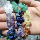 4Pcs Natural Stone Irregular Quartz Bracelets Crystal Women Men Jewelry