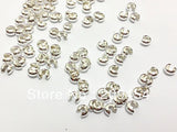 1000pcs Tube Crimp Beads for Chunky Jewelry Making